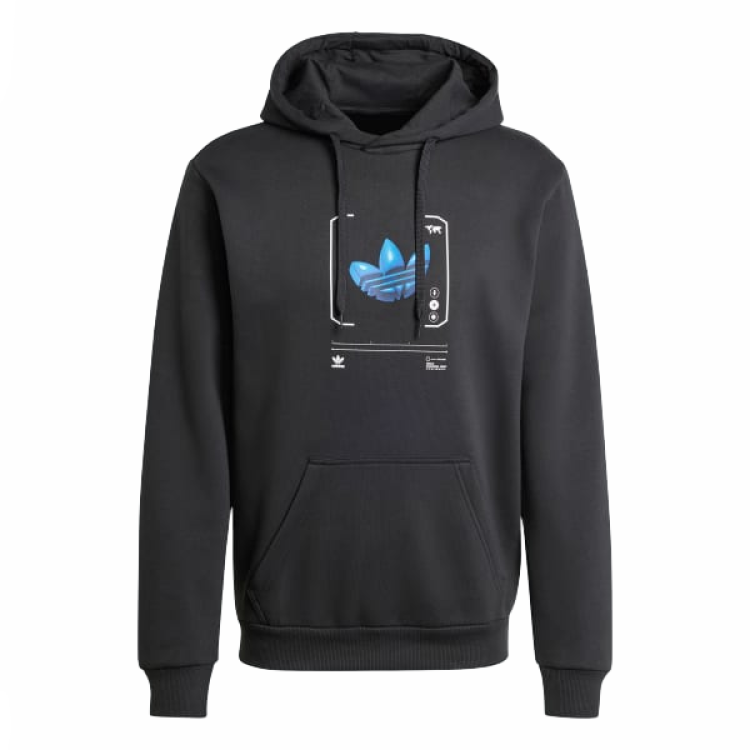 adidas London Graphic Hoodie Black Comfortable Sweatshirt IX3068