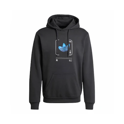 adidas London Graphic Hoodie Black Comfortable Sweatshirt IX3068