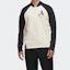 Shop adidas Long-Sleeve Slim Fit Colorblock Jacket Light Linen EA0371