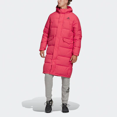 adidas Jaket Panjang Puffer dengan Hoodie Light Scarlet GK0663 Shop adidas Jaket Panjang Puffer dengan Hoodie Light Scarlet GK0663