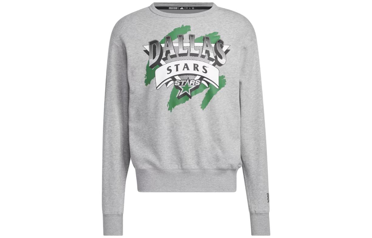 adidas Loose Fit Crewneck Sweatshirt in Gray HN6386