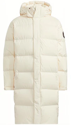 阿迪达斯宽松版可拆卸帽羽绒外套 男女款 米白色 H23086 Buy 阿迪达斯宽松版可拆卸帽羽绒外套 男女款 米白色 H23086