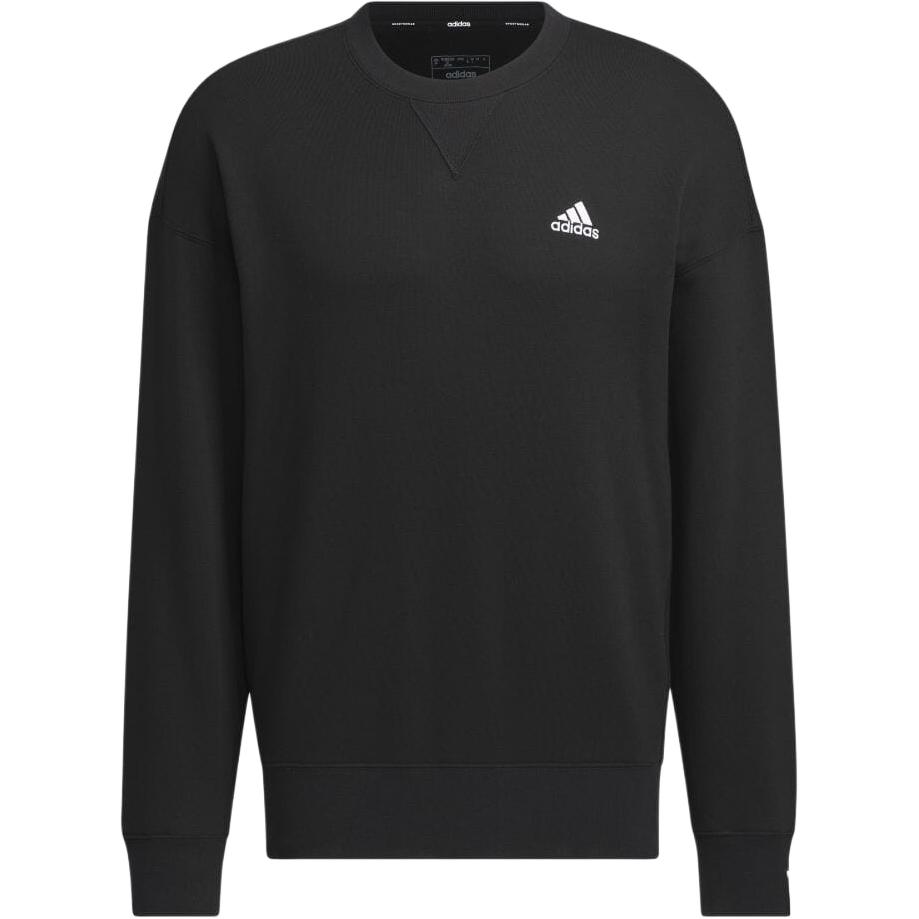 adidas Loose Fit Logo Crewneck Sweatshirt Black JF3939