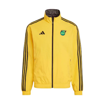 adidas Loose Fit Stand Collar Zip Jacket Yellow Japan Edition Men’s IB7461-JAPAN