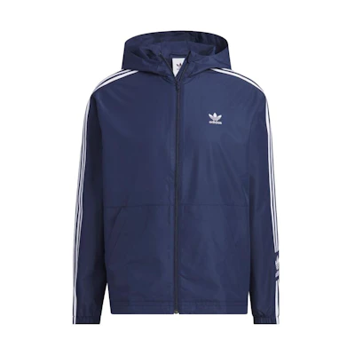 adidas Loose Fit Striped Hooded Zip Jacket Men’s Blue (Japan Edition) IK8674-JAPAN