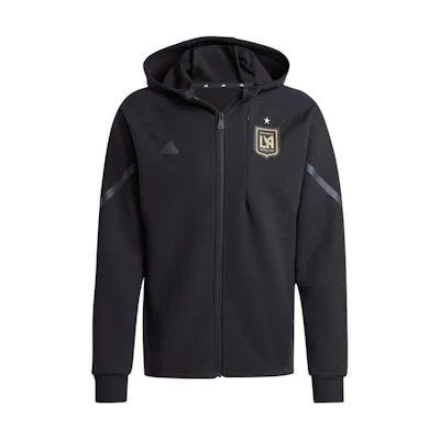 adidas Los Angeles FC Gameday Anthem Hoodie Jacket Black IQ0720