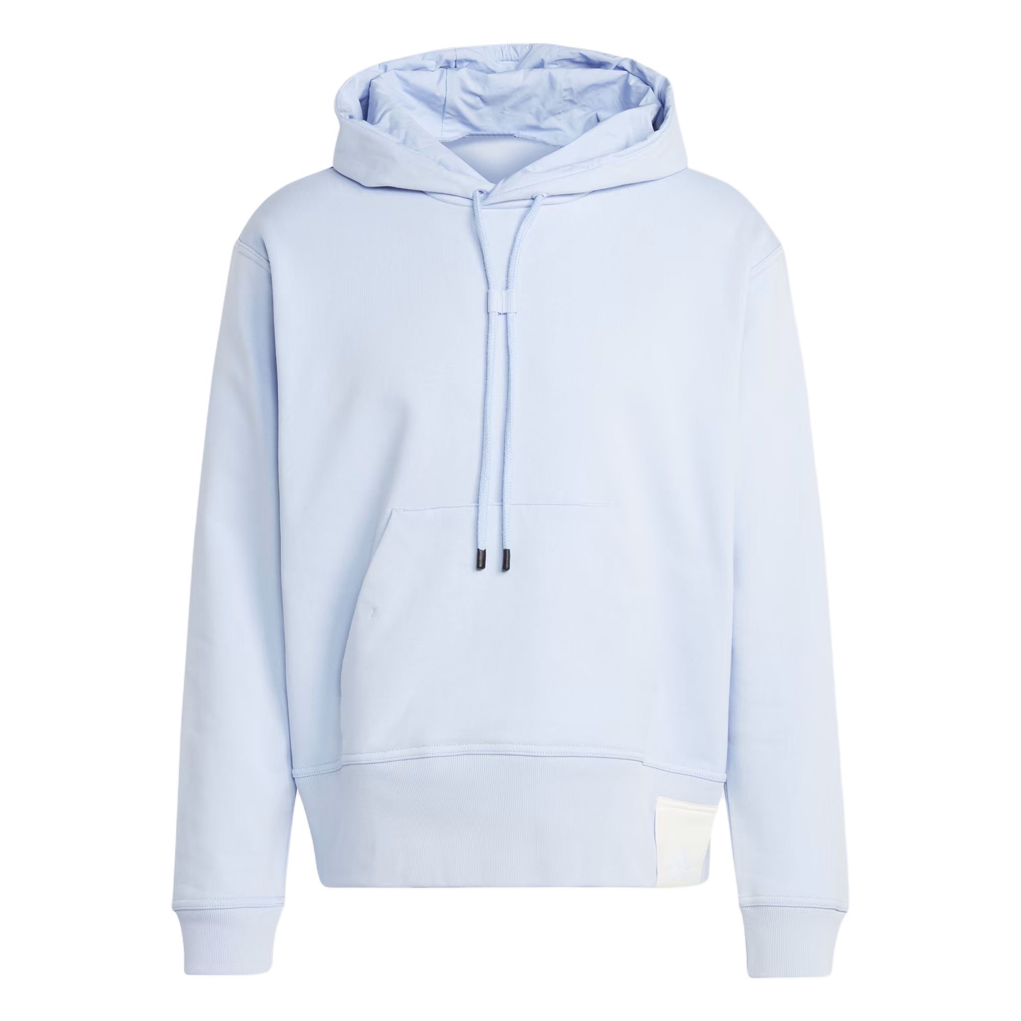 adidas Lounge Heavy French Terry Hoodie Dawn Blue Unisex Pullover IC4086