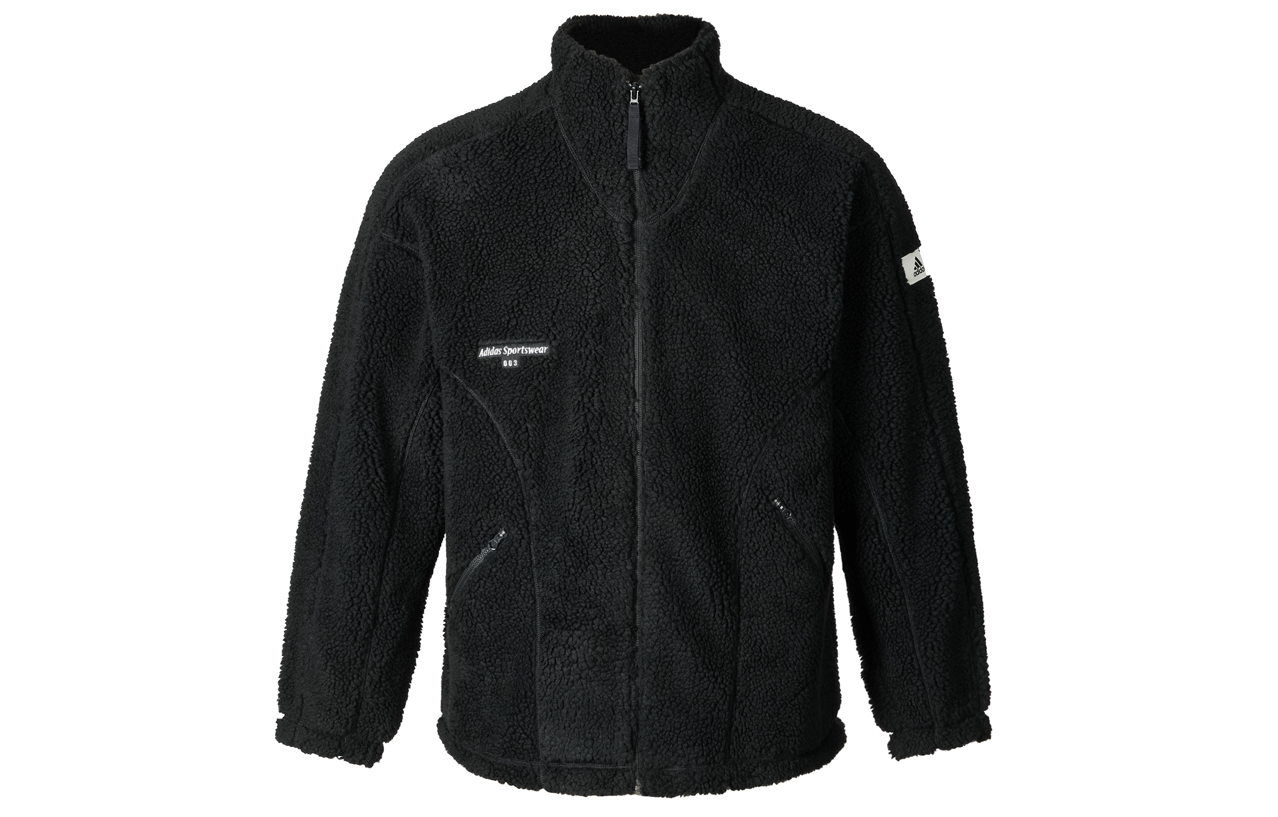 adidas Lounge Jacket Solid Color Logo Sports Casual Jacket Unisex IQ1366