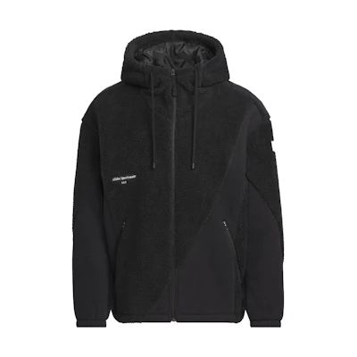 adidas Lounge Loose Fit Solid Color Logo Patch Jacket IP4973