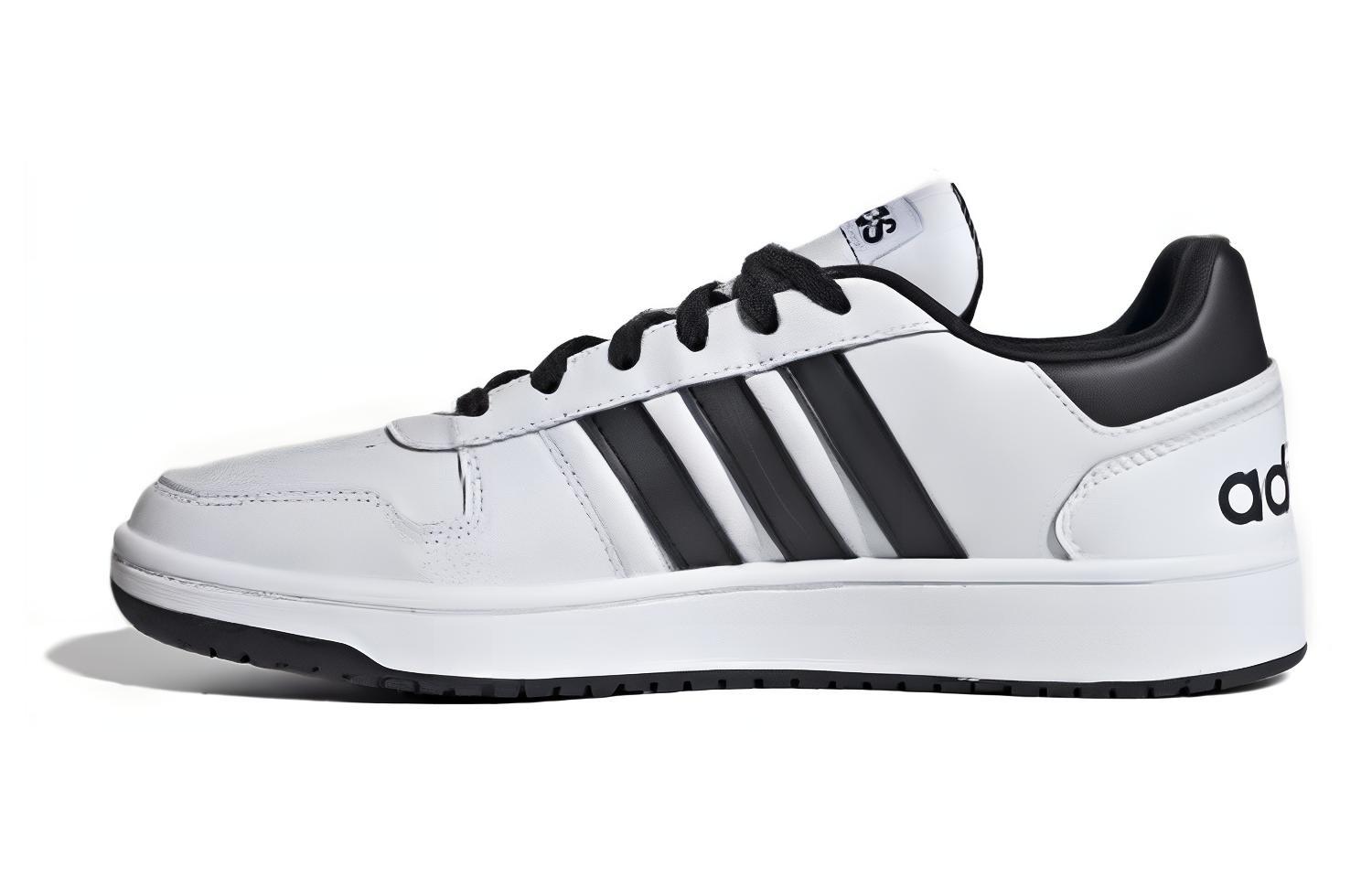 adidas Hoops 2.0 'White Black'