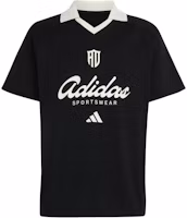 adidas Lux Tiro Script Soccer Style Relaxed Fit Polo Shirt. HY2209 adidas Lux Tiro Script Soccer Style Relaxed Fit Polo Shirt. HY2209