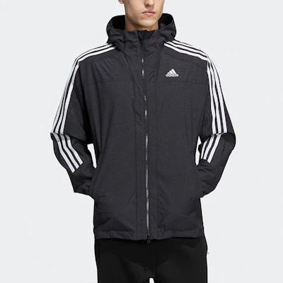adidas M 3ST 247 CL JK 黑色條紋連帽輕便外套 HC9962 Lookbook adidas M 3ST 247 CL JK 黑色條紋連帽輕便外套 HC9962