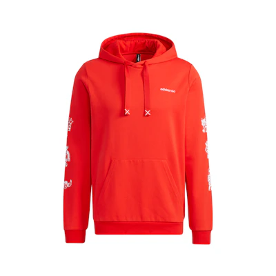 adidas M Artist Sweat Graphic Hoodie Red Pullover GL8084