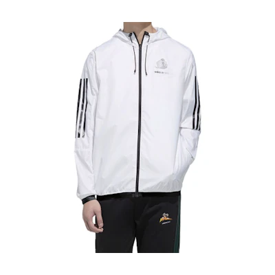 adidas M BRND PRD WB White Hooded Sports Jacket GK5869