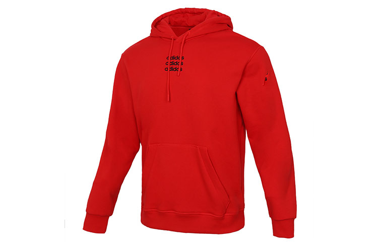 adidas M CE C+ Hoodie Pullover Sweatshirt Bright Red GP4906