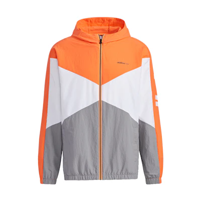 adidas M CS CB WB Colorblock Hoodie Jacket Orange () GP5701