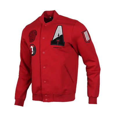 adidas M CS SV Jacket Sportswear - Maroon Red EI4742