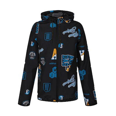 adidas M CS SV WB Full-Zip Casual Sports Hoodie Jacket Black EI4748