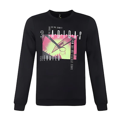 adidas M CS Sweatshirt Casual Pullover Crewneck - Black DZ8718