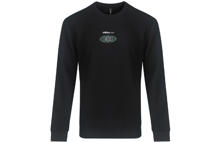 adidas M Egame Black Crewneck Sweatshirt Casual Sportswear GL7179