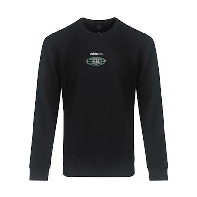 adidas M Egame Black Crewneck Sweatshirt Casual Sportswear GL7179
