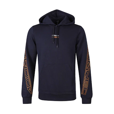 adidas M Egame Hoodie Logo Pullover Sweatshirt Ink Blue GL7180