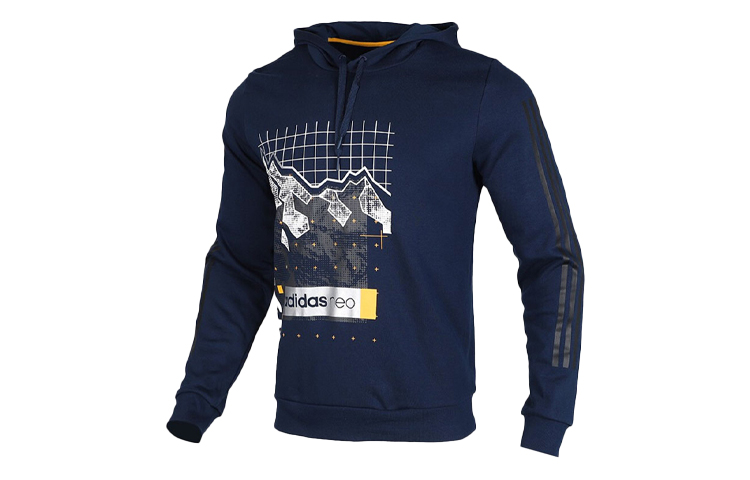 adidas M FAV GR HOODY Pullover Hoodie Collegiate Navy Back to School EI4473