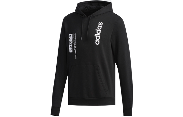adidas M Fav Hoodie Pullover Sweatshirt Men’s Black DW8182