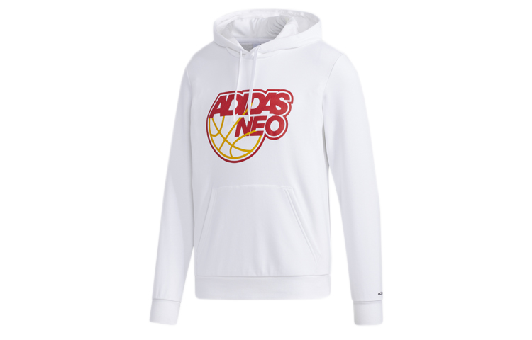 adidas M Favorite Hoodie Pullover Sweatshirt Men’s White GP5885