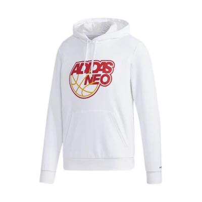 adidas M Favorite Hoodie Pullover Sweatshirt Men’s White GP5885
