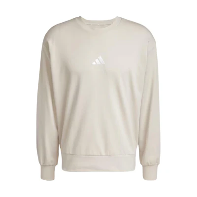 adidas M FEELCOZY Crewneck Drop Shoulder Sweatshirt Grey Mens Casual IN6087