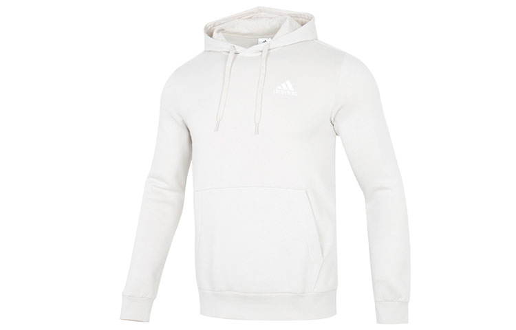 adidas M Feelcozy HD Pure Logo Casual Hoodie White HL2277