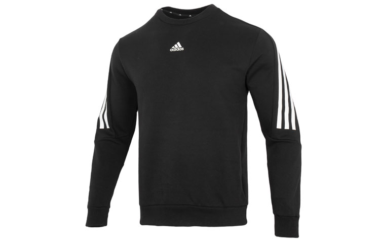 adidas M FI 3-Stripes Crewneck Sweatshirt Black HJ7846