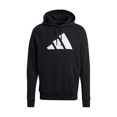 adidas M Fi Hoodie Black Casual Pullover Sweatshirt GM6458