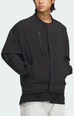 adidas M Fustl Jacket Black Logo Casual Workwear Long Sleeve Jacket IY8023 Purchase adidas M Fustl Jacket Black Logo Casual Workwear Long Sleeve Jacket IY8023