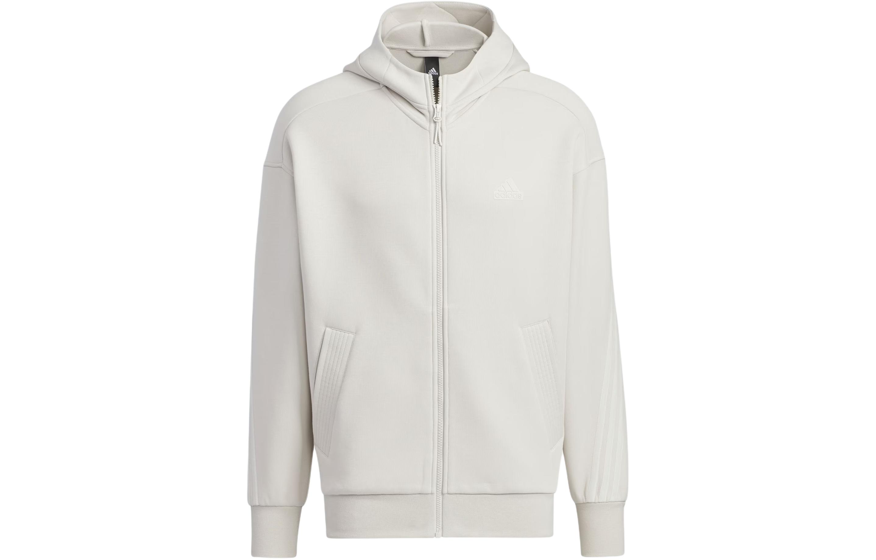 adidas M Fustl Jkt 5 Casual Hooded Jacket Talc Colorway IY0694