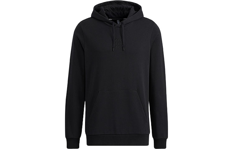 adidas M Icons Logo Pullover Hoodie Black H14220