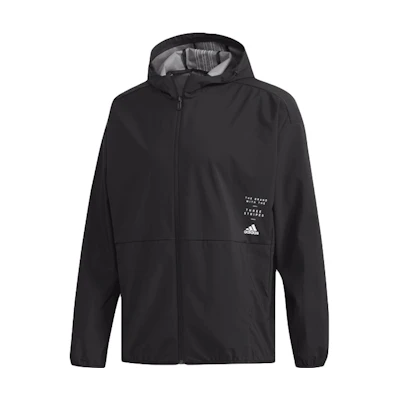 adidas M ID Trvl Wv Windbreaker Hoodie Jacket - Black ED1942