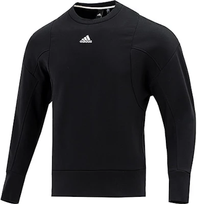 adidas 男款內刷毛長袖圓領衛衣 黑色 HB6559 Buy adidas 男款內刷毛長袖圓領衛衣 黑色 HB6559