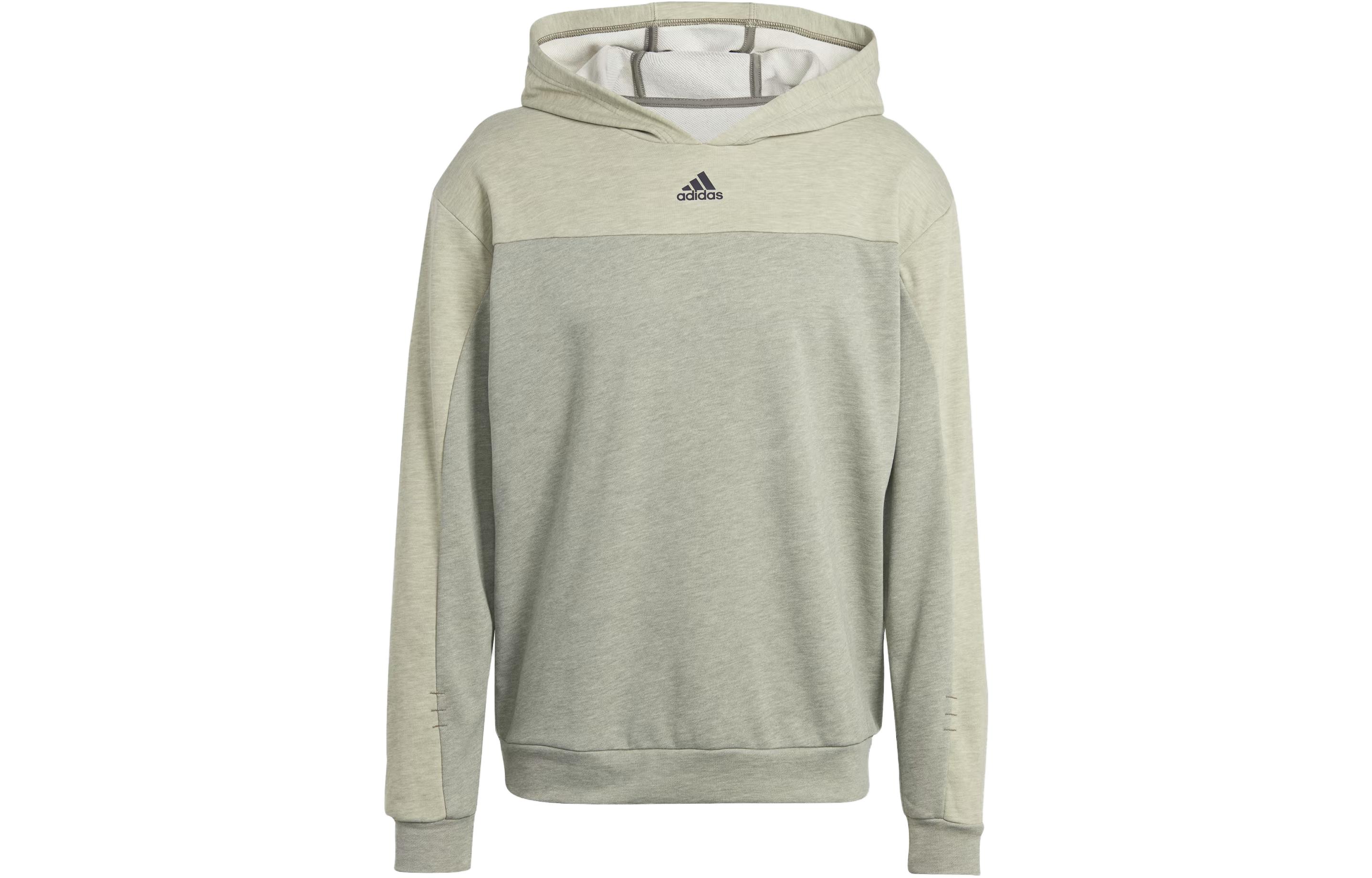 adidas Mélange Green & Gray Logo Hoodie IJ6630