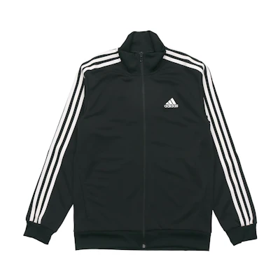 adidas M Mh 3ST Wu Retro Sports Jacket Black Stripes FM5313