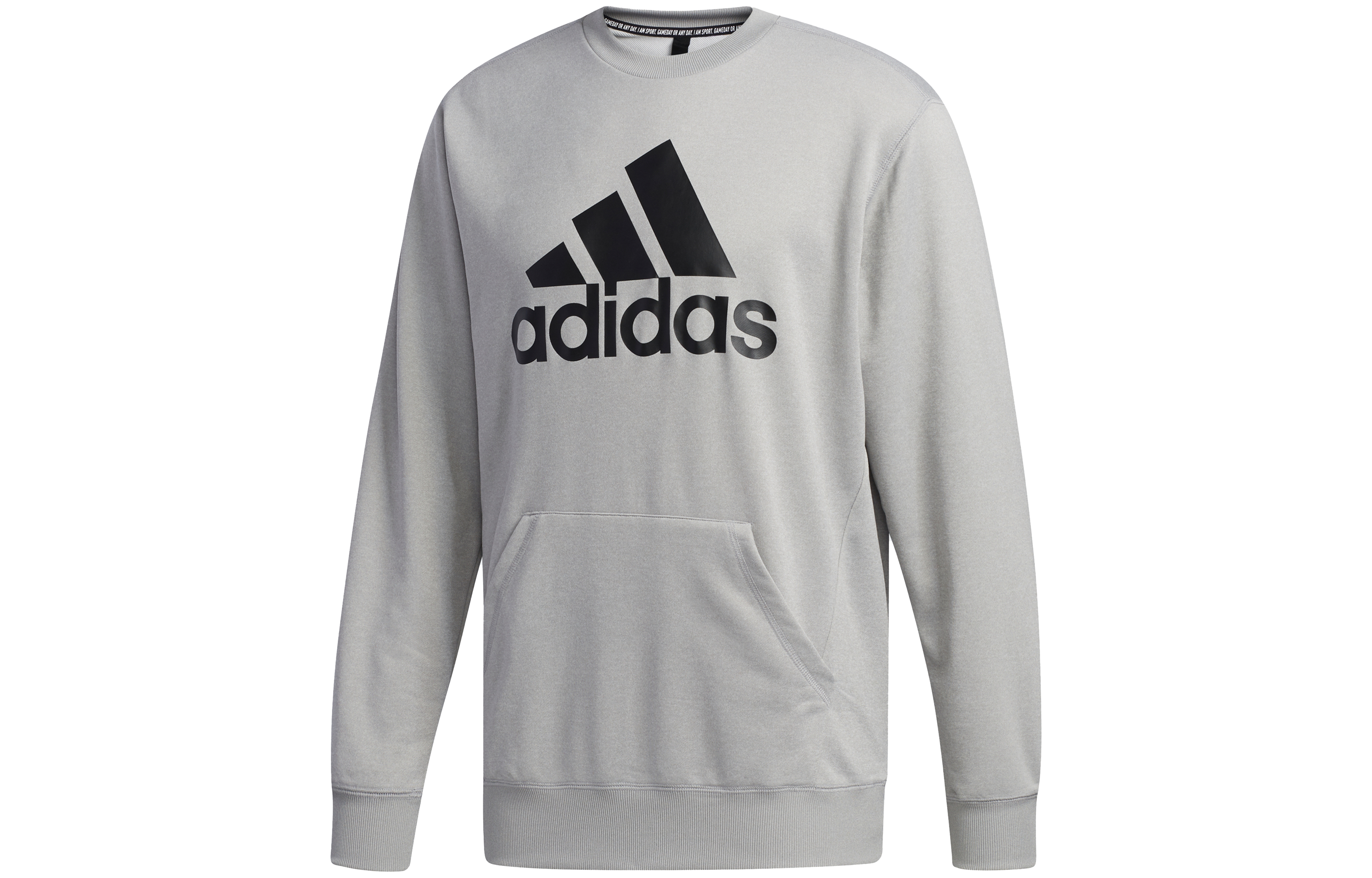 adidas M MH SW Crew 20 Logo Sweatshirt Gray FM5343