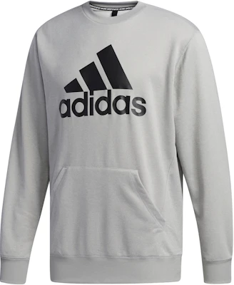 adidas M MH SW Crew 20 Logo Sweatshirt Kelabu FM5343 Buy adidas M MH SW Crew 20 Logo Sweatshirt Kelabu FM5343