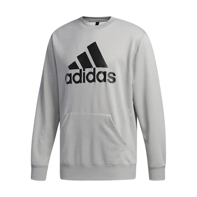 adidas M MH SW Crew 20 Logo Sweatshirt Gray FM5343