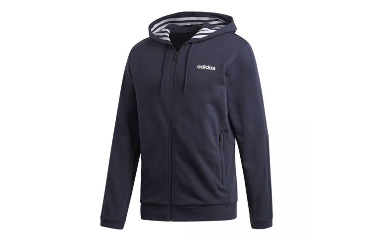 adidas M Mo Fz Legend Ink Blue Track Training Hooded Jacket EI9723