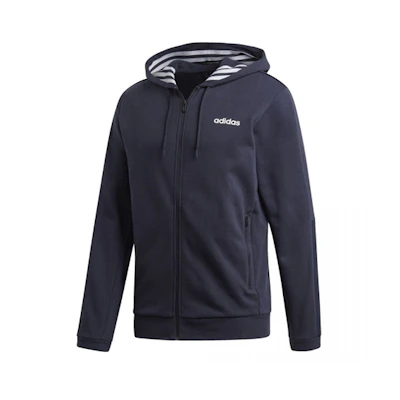adidas M Mo Fz Legend Ink Blue Track Training Hooded Jacket EI9723