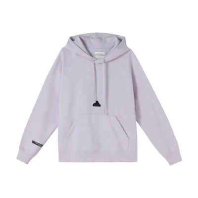 adidas M New Fl Hoodie Purple Sweatshirt with Logo Print HN1954