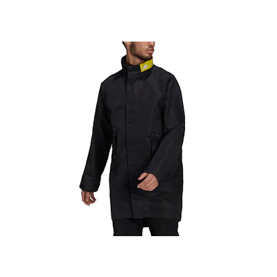 adidas M Parka Mid-Length Casual Standing Collar Jacket - Black GM3844