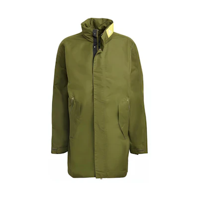 adidas M Parka Military Green Mid-Length Casual Jacket GM5761