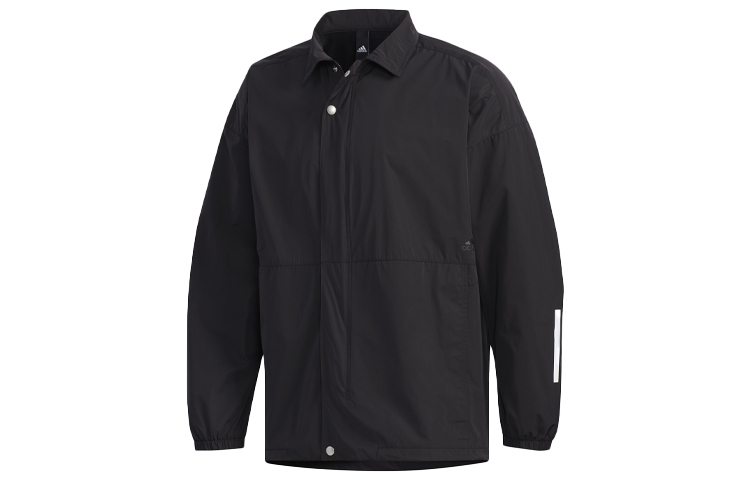 adidas M S2S Coach Jacket Black Sportswear with Back Print ED1928